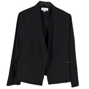 Calvin Klein Asymmetrical Open-Front Blazer Size 18W